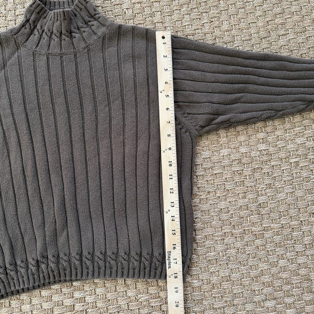 Vintage Talbots Women’s 100% Cotton Mock Neck Sweater Size Small - Picture 6 of 11